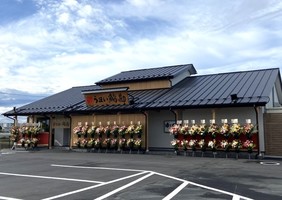 栃木県小山市に「うまい鮨勘 ゆとろぎ小山雨ヶ谷店」が本日グランドオープンのようです。