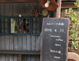 路地裏の洋食喫茶...愛知県岡崎市竜泉寺町のカルジーナの森に『もりねこコーヒー』オープン