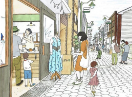 大阪市都島区の蕪村通り商店街の小さな小さなマーケット「ぶそん市」