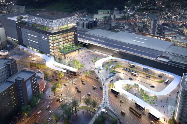 <p>JR熊本駅周辺の再開発により、熊本駅ビル(仮称)と熊本駅北ビル(仮称)が誕生。</p>
<p>熊本駅ビル(仮称)には、商業施設「アミュプラザくまもと」2021年春開業！</p>
<p>ホテル「THE BLOSSOM KUMAMOTO」も同ビルにオープンする。</p>
<p>熊本ピカデリー、ユニクロ、ジーユー、メトロ書店、セガ、ハローデイなど出店。</p>
<p>2020年12月開業予定の熊本駅北ビル(仮称)には、ビックカメラが熊本初出店となる。</p> ()