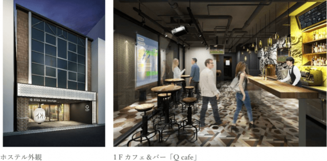 <p>『キューステイアンドラウンジ上野』2019.12/18オープン</p>
<p>1Fにはカフェ＆バー「Q cafe」を併設。</p>
<p>新世代のソーシャルスペースを提供する</p>
<p>まったく新しい社交型コンテンツホステル。</p>
<p>住所:東京都台東区東上野2-13-2</p>
<p>https://www.q-stay.jp/</p><div class="news_area is_type01"><div class="thumnail"><a href="https://www.q-stay.jp/"><div class="image"><img src="https://www.q-stay.jp/wp-content/themes/qstay-official/img/ogp.jpg"></div><div class="text"><h3 class="sitetitle">ホームページ | Q Stay</h3><p class="description">東京・上野の社交型コンテンツホステル“Q stay and lounge 上野”のオフィシャルサイトです。旅の宿としての十分な設備と機能に加え、アートやカルチャー、AIを始めとする最新技術、ローカルの空気と魅力が融合した、まったく新しい空間。あなたの期待を超える、出会いと体験が待っています。</p></div></a></div></div> ()